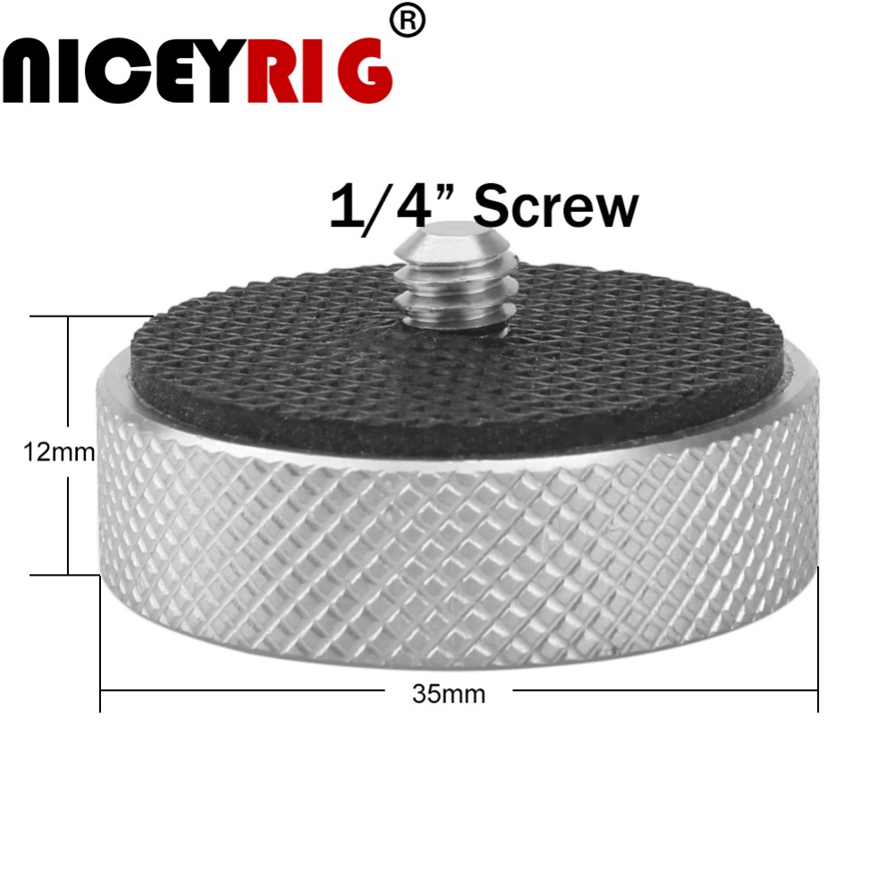 Camera Cage Rig - NICEYRIG-TORNILLO PARA micrófono de 1/4 pulgadas,