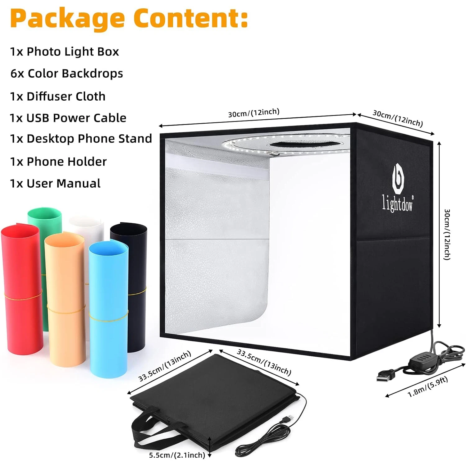 Photography Treatment - Lightdow Kit de caja de luz