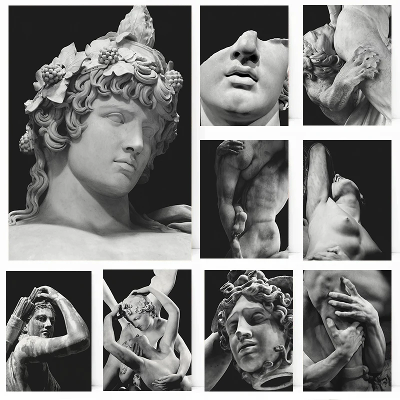 Photography History - Póster de escultura corporal de mitología