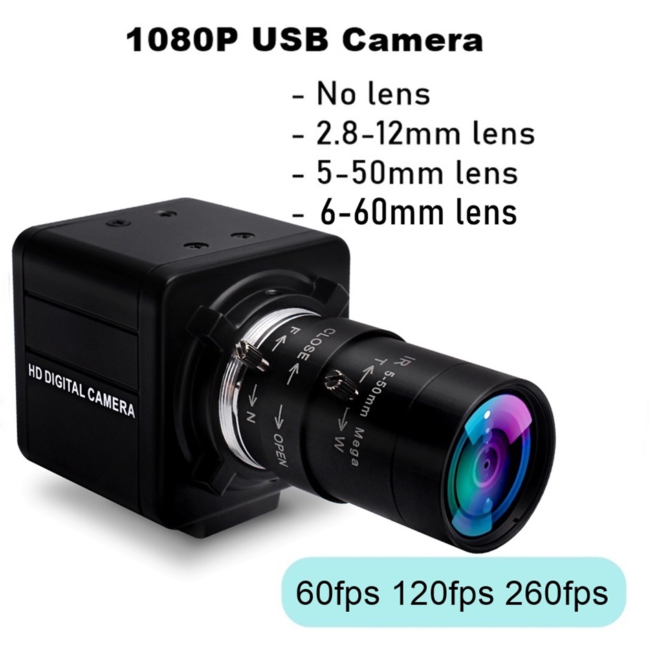 Photography Zooming - ELP 260fps 120fps 60fps Cámara USB