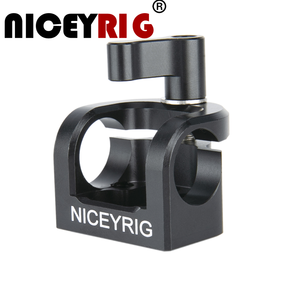 Camera Cage Rig - Niceyrig-abrazadera EVF de 15mm para cámara,