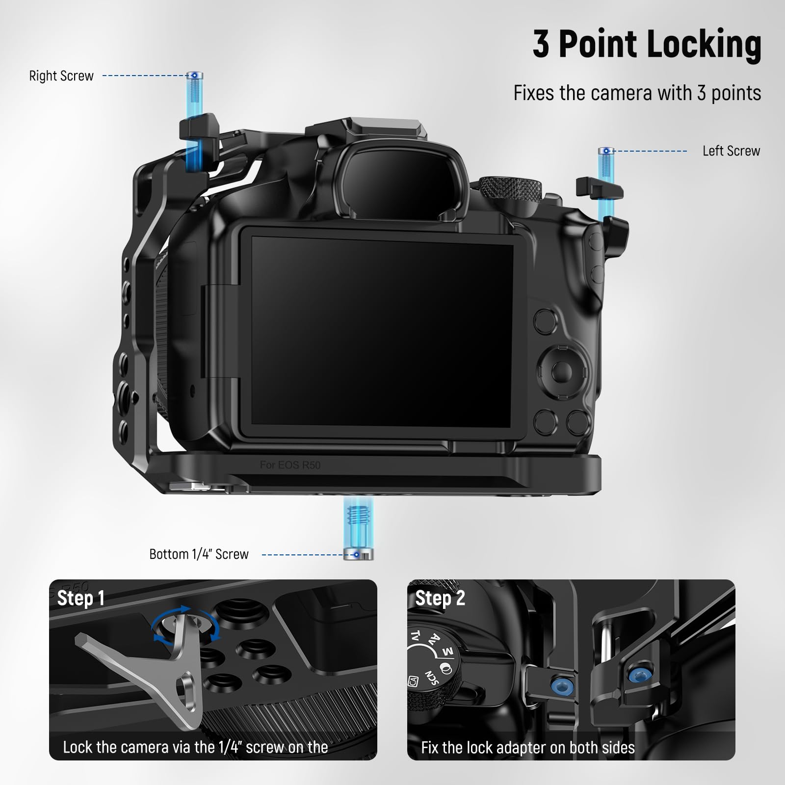Jaula de cámara NEEWER R50 Com - Camera Cage Rig reseña y precio