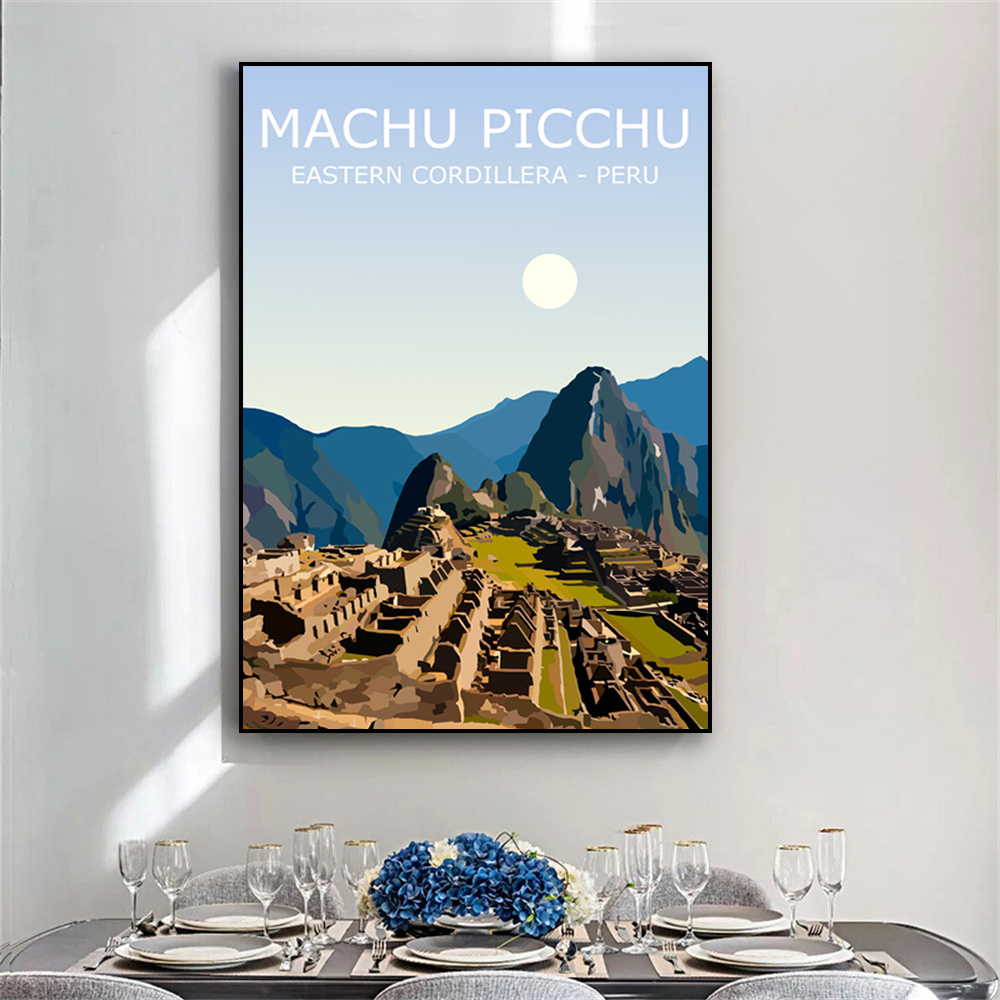 Póster de viaje Machu Picchu,  - Photography History reseña y precio