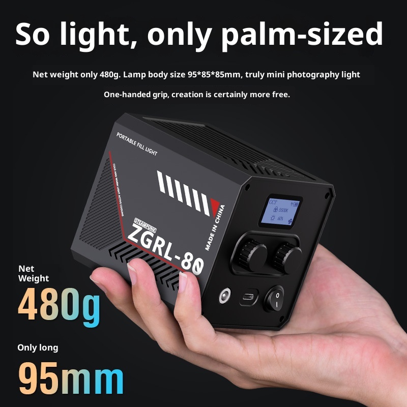 Luz LED de vídeo COB ZGRL80 de - Photography Treatment reseña y precio