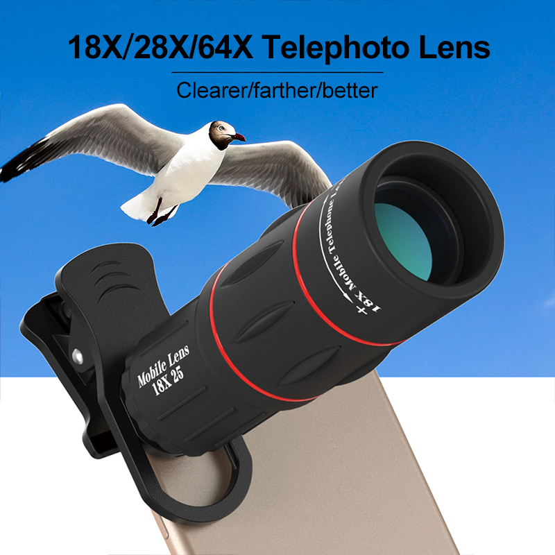 Lente Telescópica 64X para Tel - Photography Trick reseña y precio