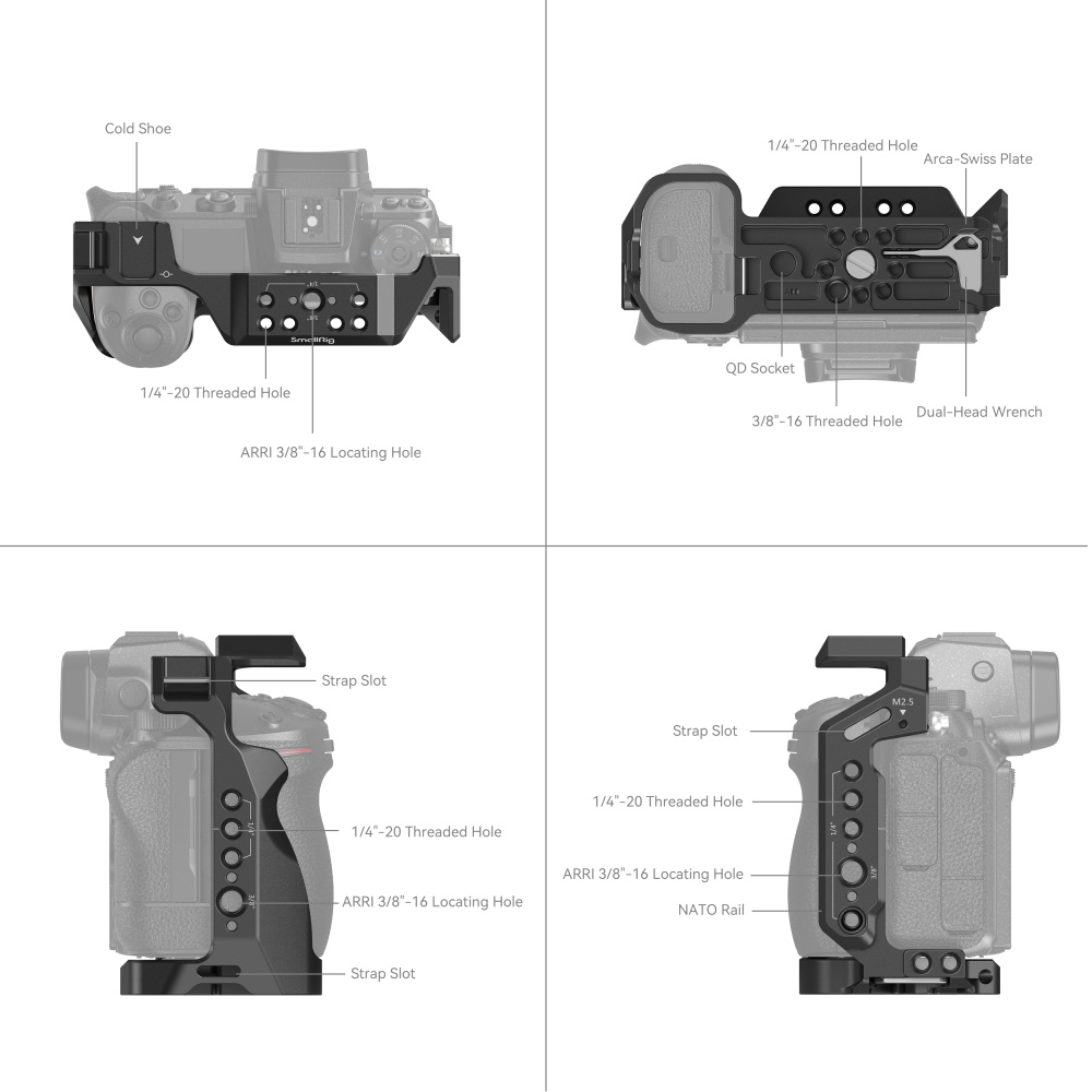 Jaula completa para cámara Sma - Camera Cage Rig reseña y precio