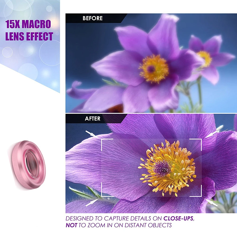 Lente Macro 15X 4K HD fotograf - Photography Trick reseña y precio