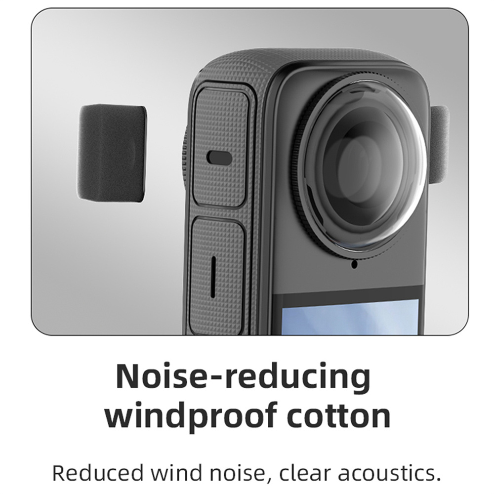 Parabrisas con micrófono para  - Insta360 Camera X4 reseña y precio