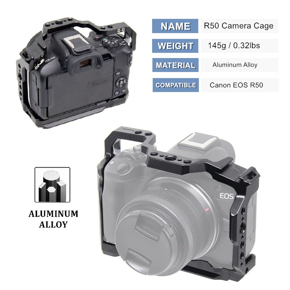 Carcasa para Cámara R50 para C - Camera Cage Rig reseña y precio