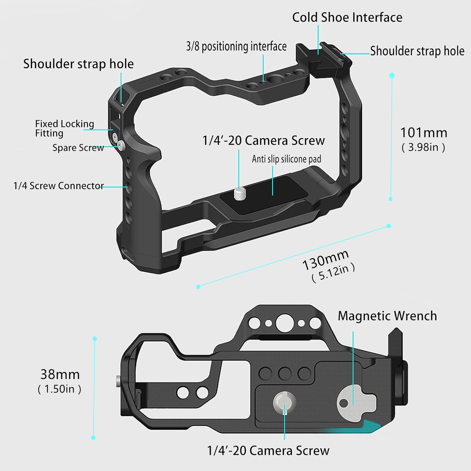 Carcasa para Cámara R50 para C - Camera Cage Rig reseña y precio