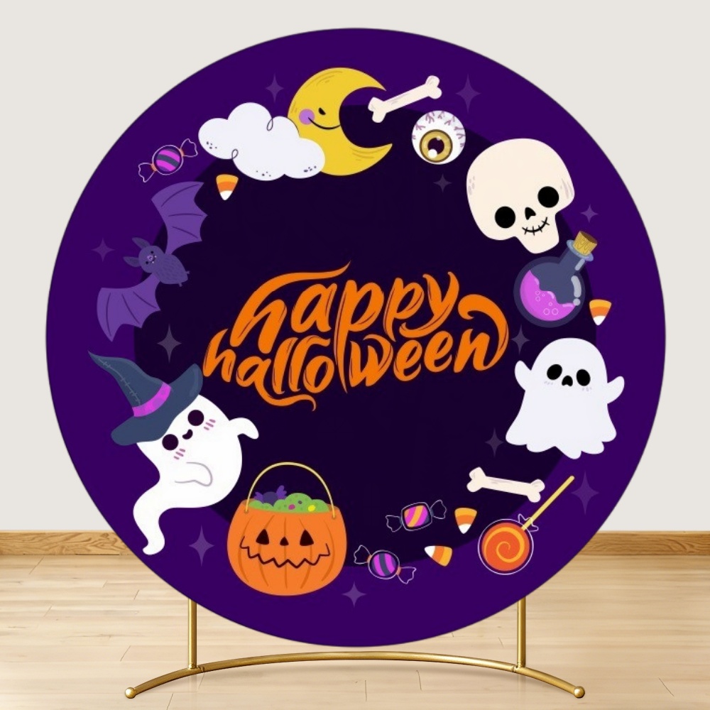 Fondo Redondo de Halloween con - Photography Trick reseña y precio
