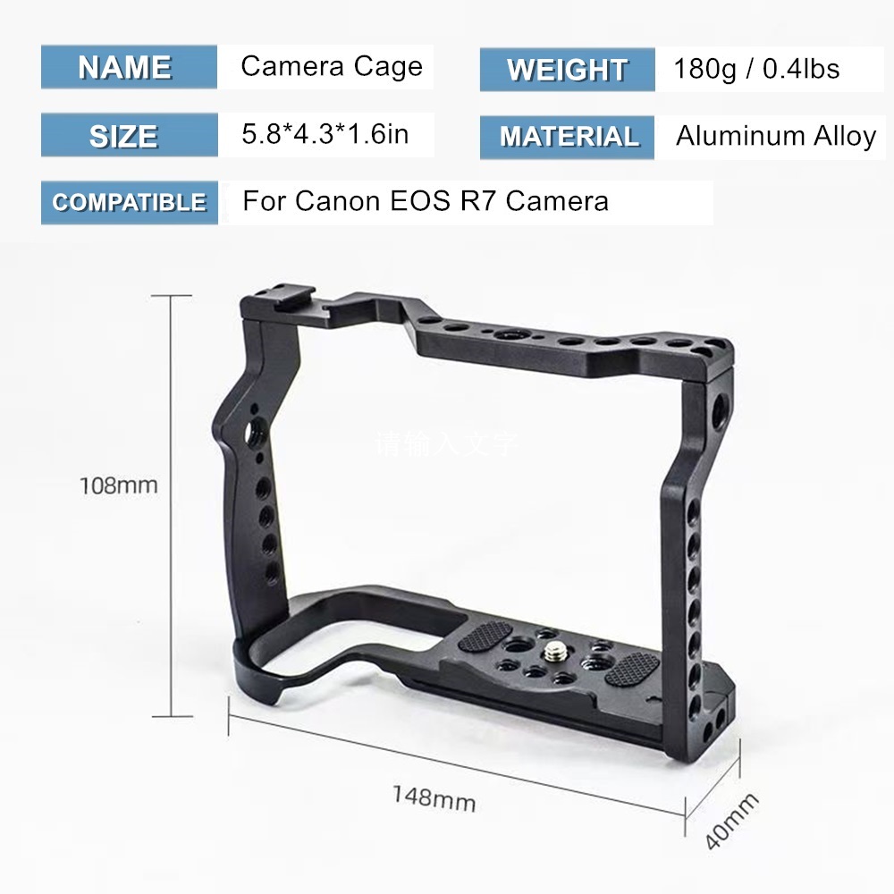 Compatible con jaula para cáma - Camera Cage Rig reseña y precio