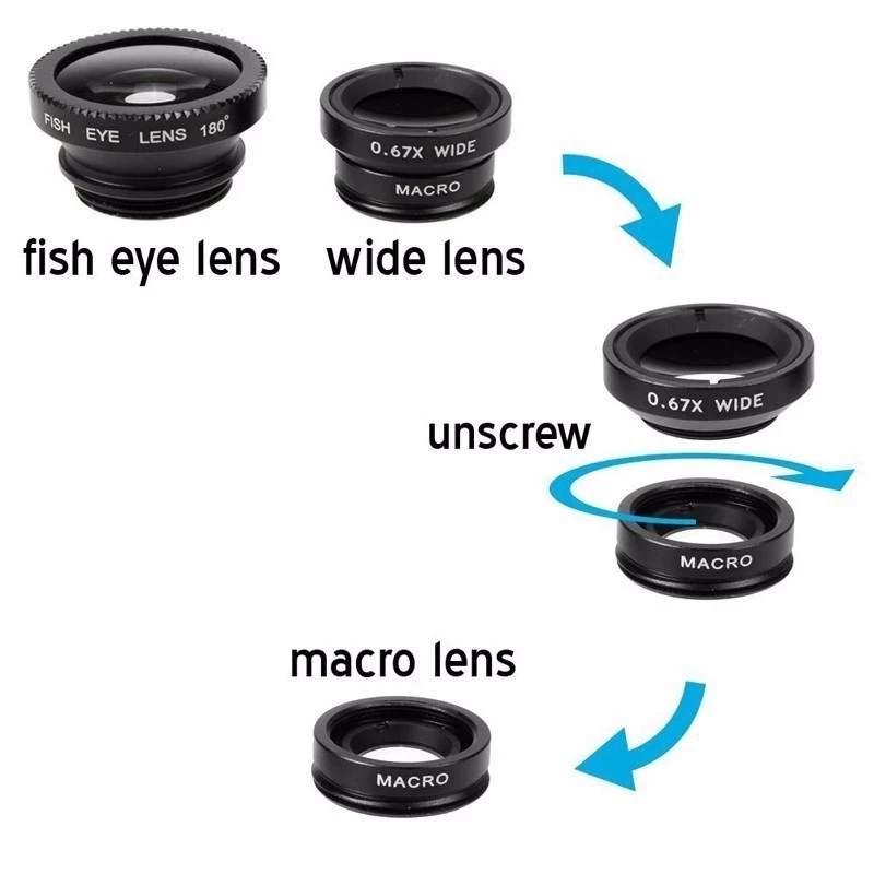 Lente de Cámara 3 en 1 con Ojo - Photography Zooming reseña y precio